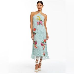 NWT Mestiza New York Maria Crochet Midi Dress